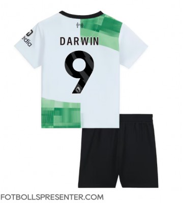 Liverpool Darwin Nunez #9 Bortatröja Barn 2023-24 Kortärmad (+ korta byxor)